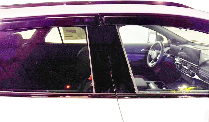 Optimal Co 2024-2026 Tape-On Rain Guards for Honda Prologue Side Window Visor Deflectors EX Touring Elite Tinted Vent Shade Protectors 2025 - Image 4
